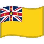 Emoji Bandera de Niue en Google