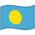Emoji Bandera de Palaos en Google