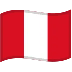 Emoji Bandera de Perú en Google