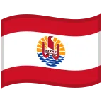 Emoji Bandera de Polinesia Francesa en Google