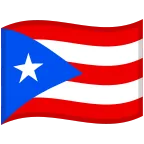 Emoji Bandera de Puerto Rico en Google