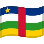 Central African Republic Flag emoji on Google