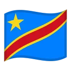 Congo - Kinshasa Flag emoji on Google