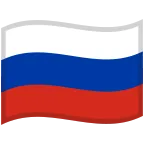 Russia Flag emoji on Google
