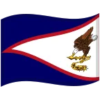 Emoji Bandera de Samoa Americana en Google
