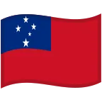 Samoa Flag emoji on Google