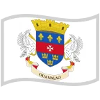 Emoji Bandera de San Bartolomé en Google