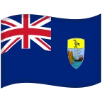 Emoji Bandera de Santa Elena en Google
