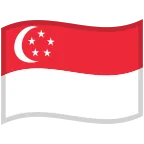 Emoji Bandera de Singapur en Google
