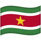 Emoji Bandera de Surinam en Google