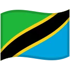 Emoji Bandera de Tanzania en Google