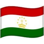 Tajikistan Flag emoji on Google