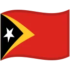 Emoji Bandera de Timor-Leste en Google
