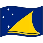 Emoji Bandera de Tokelau en Google
