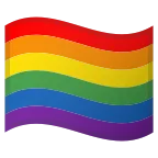 Rainbow Flag emoji on Google