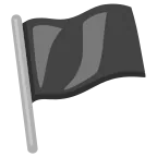 Emoji Bandera negra en Google