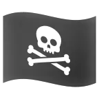 Emoji Bandera pirata en Google