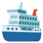 Emoji Barco de pasajeros en Google