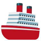 Ship emoji on Google