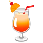 Emoji Bebida tropical en Google