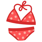 Bikini emoji on Google