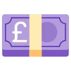 Pound Banknote emoji on Google