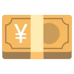 Yen Banknote emoji on Google
