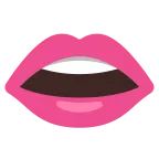 Emoji Boca en Google