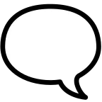 Left Speech Bubble emoji on Google