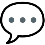 Speech Balloon emoji on Google