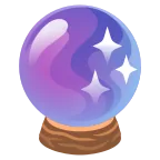 Crystal Ball emoji on Google