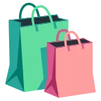 Emoji Bolsas de compras en Google
