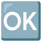 OK Button emoji on Google