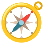 Compass emoji on Google