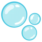 Bubbles emoji on Google