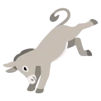Donkey emoji on Google