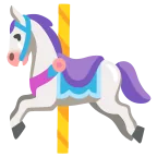 Emoji Caballo de tiovivo en Google