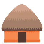 Emoji Cabaña en Google