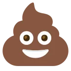 Emoji Caca en Google