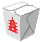 Takeout Box emoji on Google