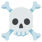 Skull and Crossbones emoji on Google
