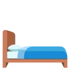 Bed emoji on Google