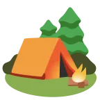 Emoji Camping en Google