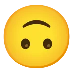 Emoji Cara al revés en Google