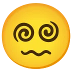 Face with Spiral Eyes emoji on Google