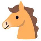 Emoji Cara de caballo en Google