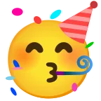 Emoji Cara de fiesta en Android