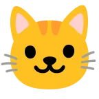 Cat Face emoji on Google