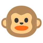 Monkey Face emoji on Google