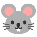 Mouse Face emoji on Google